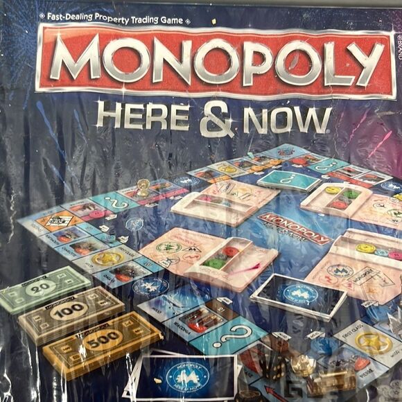 Parker Brothers Hasbro Gaming Monopoly Here and Now board game - Picture 14 of 15
